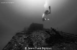 Monochrome Mauritius Underwater by Jean-Yves Bignoux 